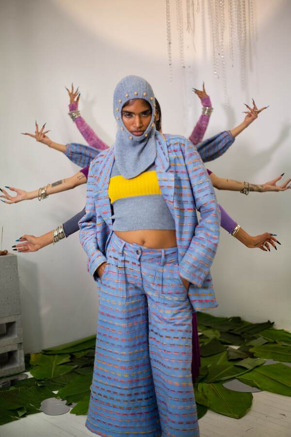 Abacaxi FW25 runway environment, New York Fashion Week.