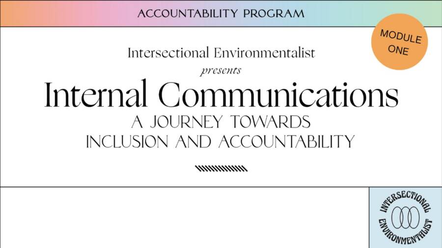 Accountability Program, module one. Corporate training for clients including Clorox, Starbucks, Nike and Tazo.